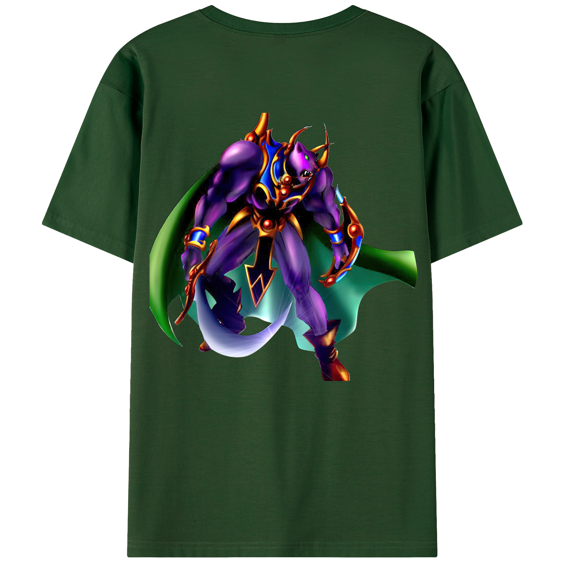 （画像用） 遊☆戯☆王 Yu-Gi-Oh! 綿100％半袖Tシャツ（背面プリント）